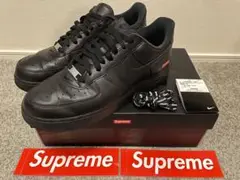 極美品Supreme × Nike Air Force1 Low "Black"