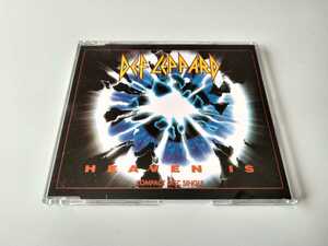 【UK盤MAXI】Def Leppard / Heaven Is MAXI CD BLUDGEON RIFFOLA LEPCD9 93年,She