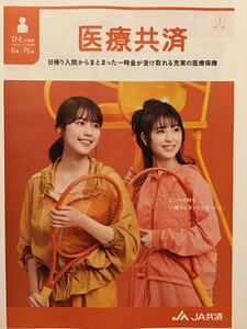 有村架純　浜辺美波　★JA共済　期間限定パンフ　★A4サイズ　★新品・非売品