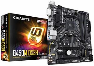 【中古】 GIGABYTE B450M DS3H Micro-ATX マザーボード [AMD B450チップセット] M