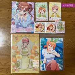 一番くじ 五等分の花嫁　アクリルスタンド　缶バッジ　イラストボード　8点