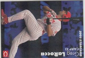 カルビープロ野球カード　2005年　S-46ラロッカ　広島　インサートカード　スター