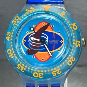 SWATCH スウォッチ SCUBA200 スクーバ200 UNDERPRESSURE SDN114 腕時計 アナログ クオーツ スケルトン 新品電池交換済み 動作確認済み