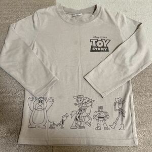 トイストーリー長袖Tシャツ120＊ベージュ