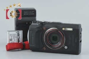 【中古】OLYMPUS オリンパス TOUGH TG-6 工一郎 ブラック 工事現場用 コンパクトデジタルカメラ シャッター回数僅少