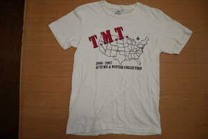 TMT Tシャツ 2006年-2007年 T.M.T. BIG HOLIDAY アメリカ地図デザイン ホワイト 日本製 サイズM 美品