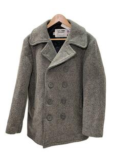 Schott◆ピーコート/38/ウール/GRY/740N