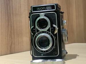 12718】ツァイスイコン ZEISS IKON IKOFLEX Tessar 1:3.5 f=75mm T Zeiss-Opton 二眼カメラ☆☆動作未確認 ジャンク 現状品 ヴィンテージ