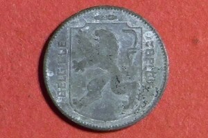 ベルギー　1フラン　1942年　21mm　コイン 硬貨