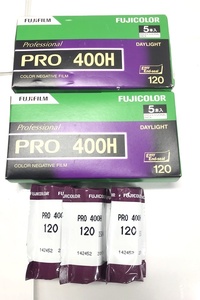 【送料無料】東京)◇FUJI FILM フジフイルム PRO 400H 120mm 13本 期限切れ ブローニーフィルム 現状品