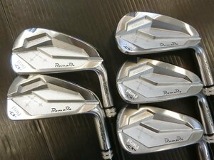 ROMARO ロマロ RAY CX S25C FORGED アイアンセット #6-Pw/ATTAS FF IRON 65/flex free(S相当)/5本セット