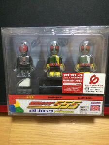 仮面ライダー555 メガブロック プーピィズ付きCD The people with no name 野村義男 新品 プーピィズ（人形）3体付きレア