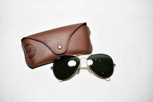 定番【RayBan/レイバン】ゴールドフレーム ティアドロップ サングラス イタリア製 アメカジ 正規品