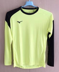 ★★★新品！mizuno（ミズノ） ソーラーカット 長袖Ｔシャツ （2XL)　ネオライム★★★