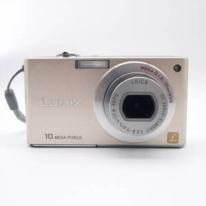 美品 Panasonic パナソニック LUMIX DMC-FX35 グロスゴールド コンデジ コンパクトデジタルカメラ #1120