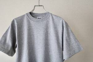 USA製デッドストック anvil Tradition 5.4oz ミディアムウェイト 90/10ヘザーグレーTシャツ サイズ表記S/ビンテージアンビル無地霜降り灰