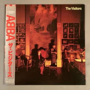 LP(日本盤)●ABBA アバ／ザ・ビジターズ●帯付美品！