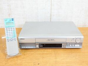 Victor ビクター JVC HR-V700 VHS/S-VHSビデオデッキ 映像機器 リモコン付き＠100(6)