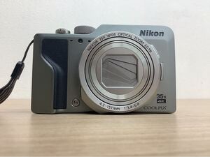 ◯営NI020-A3T60【埼玉発】Nikon ニコン コンパクトデジタルカメラ COOLPIX A1000 N1721 シルバー 通電動作確認済 本体のみ 現状品