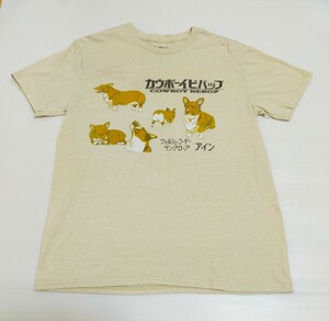 希少 COWBOY BEBOP Tシャツ コーギー 犬 カウボーイビバップ アニメ マンガ 漫画 映画 菅野よう子 攻殻機動隊 アキラ エヴァ ガンダム 90年