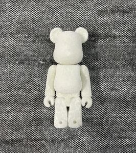 ベアブリック シリーズ17 シークレット MATZU 松山智一 蓄光 フロッキー 100% BE@RBRICK メディコムトイ レア 希少