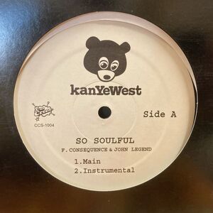 12inchレコード　 KANYE WEST / SO SOULFUL