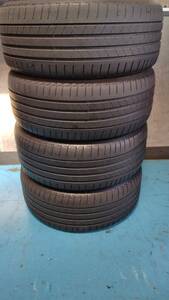 【即落札設定】溝充分♪ 2019年製 225/40R18 BRIDGESTONE TURANZA T005 中古 4本 225/40/18 ランフラット BMW承認　M3 1シリーズ トランザ