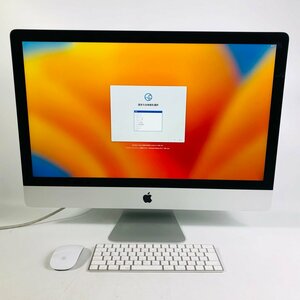 動作確認済み iMac Retina 5K 27インチ (Mid 2020) Core i5 3.3GHz/8GB/SSD 512GB MXWU2J/A