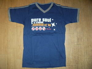 未使用★平成レトロ★日本製★当時物★1998年 GLAY TOUR PURE SOUL in STADIUM SUMMER グレイ ツアー Tシャツ★コンサート ロックバンド