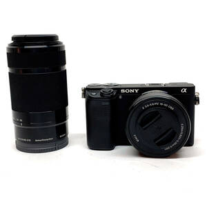 tu105　SONY　α6400　ミラーレス　ダブルズームキット　16-50mm F3.5-5.6 / 55-210mm F4.5-6.3　※中古美品