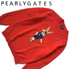 Pearlygates パーリーゲイツ　ニット　セーター　メンズ　ラビット　4