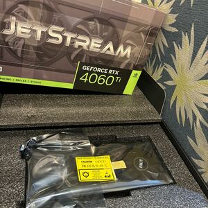 Palit GeForce RTX 4060 Ti JetStream 16GBグラフィックボード 動作確認済み 中古美品 NE6406T019T1-1061J 