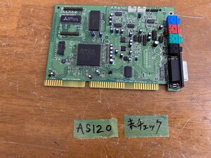 【送60サイズ】Creative Labs　Sound Blaster AWE64 CT4550　ISAバス用サウンドボード 背面プレート欠 ※未チェック