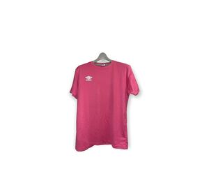 umbro アンブロ　スポーツウエア 半袖Tシャツ　ピンク　Lサイズ　メンズ