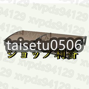 屋根庇 住宅庇 ポリカーボネート採用 ひさし 雨よけ・日よけに 窓/玄関などに設置可能 200ｘ80cm 茶色