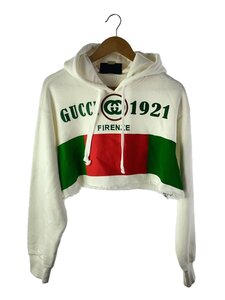 GUCCI◆パーカー/S/コットン/WHT/688196 XJD60