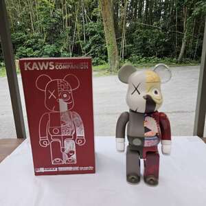 ベアブリック BE@RBRICK KAWS Dissected Companion BROWN 400%