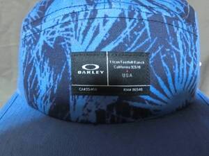 ◆USA購入 オークリー【OAKLEY Latch 5 Panel Hat】5パネルデザイン キャップ ブルーネイビー系◆