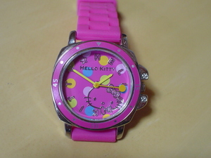 ＨＥＬＬＯ　ＫＩＴＴＹ　女性用腕時計　ピンク