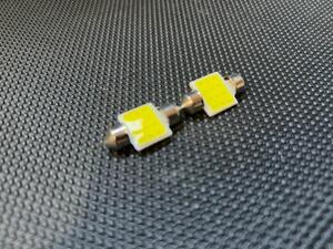 COB 12SMD　T10×31 LED ルームランプマップランプホワイト 2個