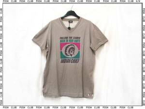 D&G＊ドルガバ＜RT0089＞V首＊半袖＊Tシャツ＊グレー＊M