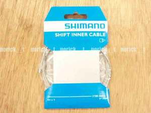 【送料230円】 シマノ SHIMANO シフトインナーケーブル_キャップ付 シフトインナーワイヤー シマノ純正 シフトワイヤー ポイント消化にも