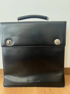 ★BVLGARI ブルガリ　レザーブリーフケース ★ビジネスバッグ　★ヴィンテージ　