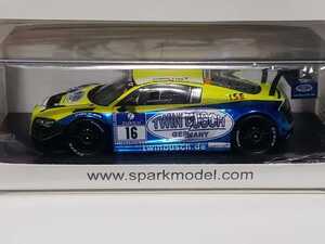 新品 1/43 スパーク SPARK アウディ R8 LMS ウルトラ 2014 ニュル24H 10位 #16 D.Busch / M.Busch / M.Lauck / S.Landmann