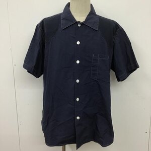 POST OVERALLS 表記無し ポストオーバーオールズ シャツ、ブラウス 半袖 Shirt Blouse 紺 / ネイビー / 10091925