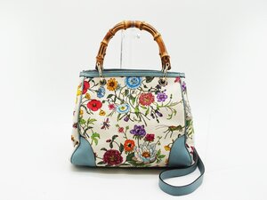 ☆◇【GUCCI グッチ】フローラ バンブー 2WAYトート 336032 トートバッグ