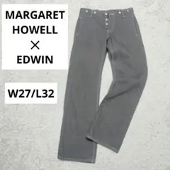 【MARGARET HOWELL ✖ EDWIN】デニム グレー シンチバック