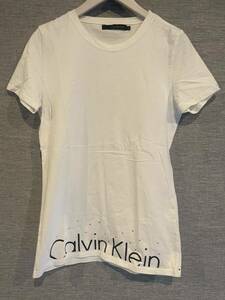 カルバンクラインCalvin Klein Jeans半袖Tシャツトップスロゴ白