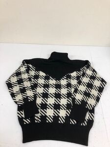 送料無料★Courreges paris★ハイネックニット タートルネックニット　セーター★9R #70109sj97