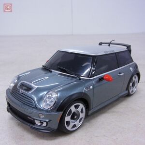 京商 ミニッツ MR-03Nシャーシ BCS ミニクーパーS JCW GP グレー ボディ付き 通電のみ確認 現状品 KYOSHO MINI-Z【10